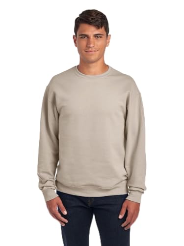 Jerzees Men’s NuBlend Fleece Crew Sweatshirt - Sandstone / Large