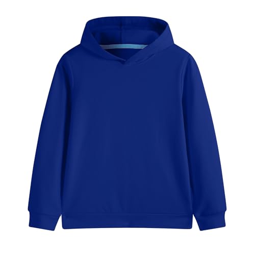 Kids Cotton Hoodie for Boys and Girls, Long Sleeve Pullover Sweatshirt, Toddler