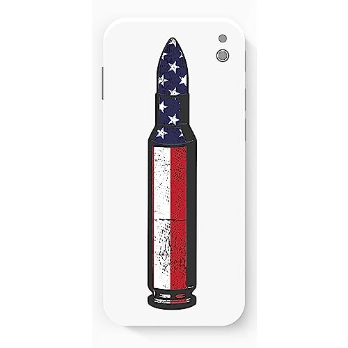 American Flag Bullet Ammo Stickers - 2 Pack, 3" x 0.5"