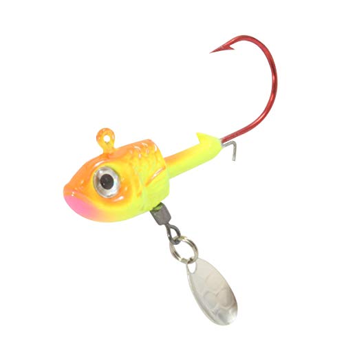 Thumper Jig with Belly Blade - 1/4 Oz Silver Shiner