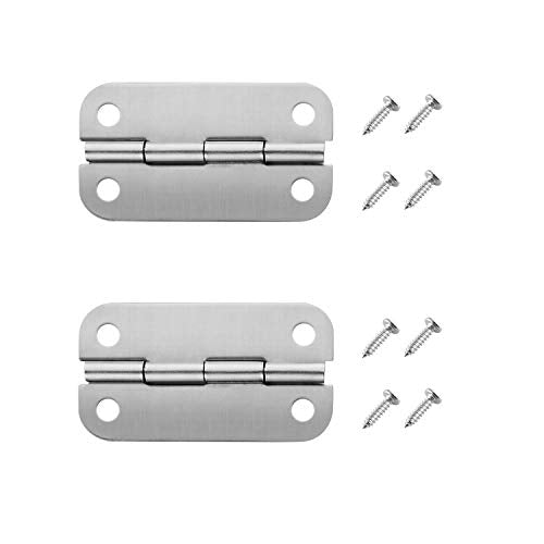316 Stainless Steel Cooler Hinges - 2 Pack Replacement for Igloo Ice Chests