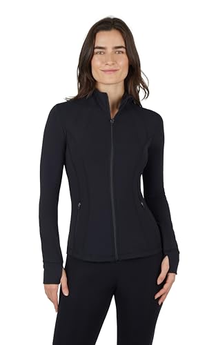 Ultra Soft Lightweight Full Zip Yoga Jacket with Pockets