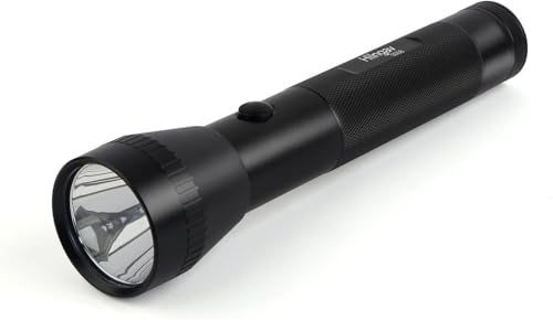 Hilngav Heavy Duty 2-Cell D LED Flashlight - 300 Lumens, Aluminum, Rugged for Outdoors & Emergencies - 1 Pack