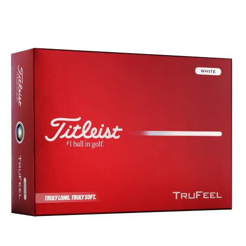 TruFeel Golf Balls - Soft Feel & Control - 1 Dozen White