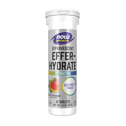 Effervescent Electrolyte Supplement Tablets for Recovery - Orange Strawberry