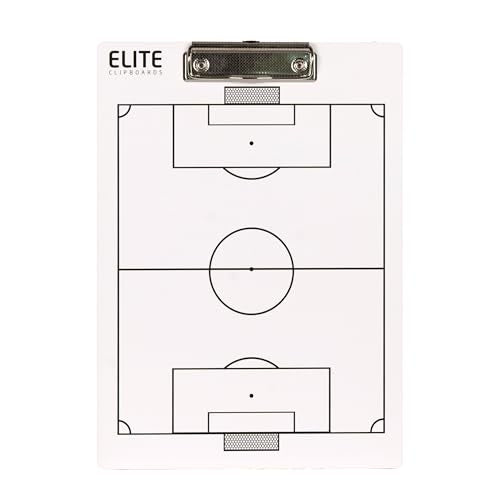 Soccer Coaches Clipboard - Double-Sided Dry Erase Whiteboard