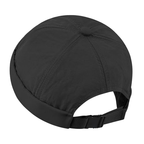 CLAPE One Size Lightweight Breathable Brimless Cap - Black Ct81