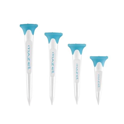 Durable 5-Prong Golf Tees - 8 Pack, Light Blue