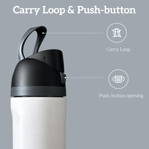 Owala Freesip Lid Replacement - Leakproof & BPA-Free - Black