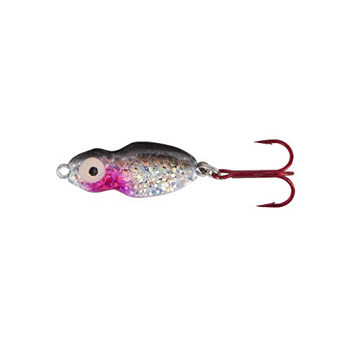 Frostee Jigging Spoon Ice Fishing Lure - 1/8-Ounce, Silver Shiner