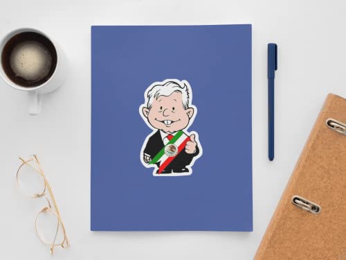 Amlo Lopez Obrador Precision Cut Decal - 2-Pack, 5.5x3.3