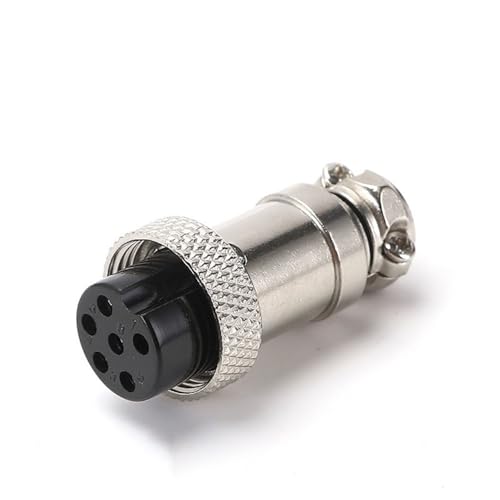 GX16 6-Pin Microphone Plug - 3 Pieces, Durable Metal & Plastic