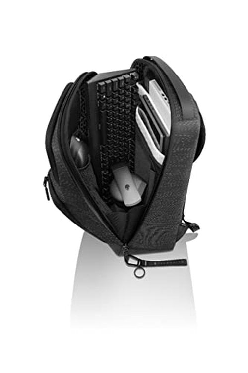 Alienware Horizon Utility Backpack, AW523P, Weather resistant, Padded back and shoulder straps, EVA padding, RFIDsafe, Black