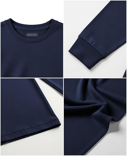 Boys' Long Sleeve Cotton T-Shirts - 2 Pack Surprise Colors