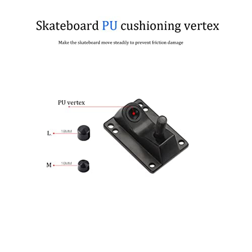 Skateboard Pivot Cups - 8pcs Longboard Deck Protectors