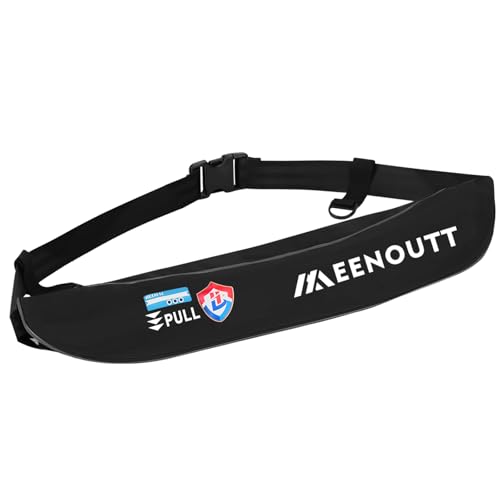 Automatic Inflatable Waist PFD for Water Sports - Black