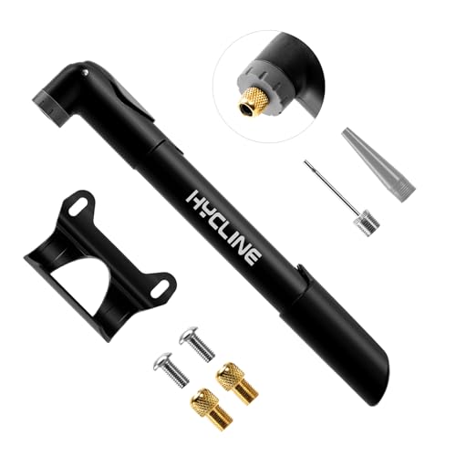 Portable Mini Bike Pump - 120 PSI Inflator for Schrader & Presta Valves