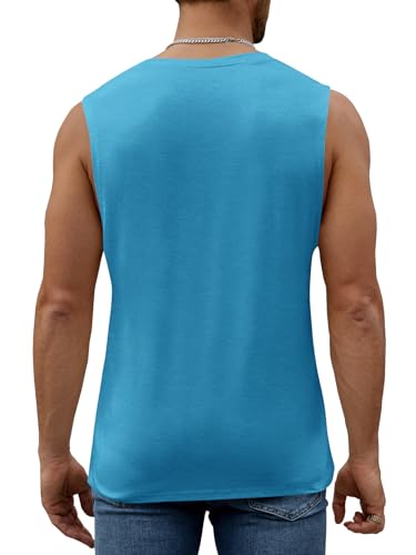 Men's Sleeveless Gym Tank Tops - Casual Workout Muscle Shirts