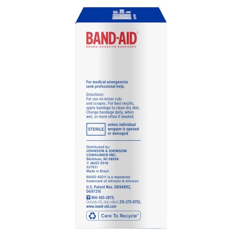 Sheer Adhesive Bandages for Minor Wounds, Assorted Sizes - 80 Count