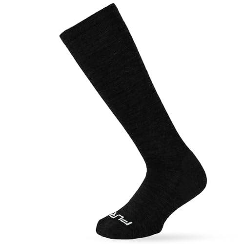 Pure Athlete Alpaca Compression Socks 15-20mmHg - Large, 1 Pair, Black
