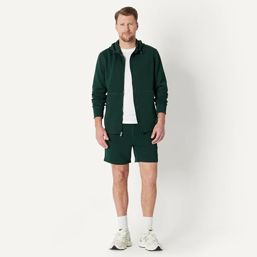 Amazon Essentials Men's Active Sweat Athletic Shorts Large Dark Green