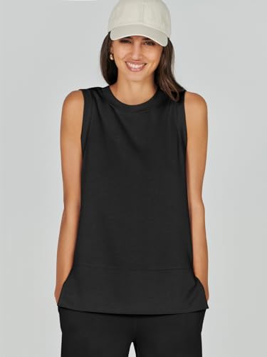 ANRABESS 2-Piece Travel Airport Outfits for Women - Large Black Set