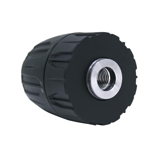 HFS(R) Keyless Drill Chuck for 3/8" Drill with 24 UNF Thread Mount Shaft 0.8-10mm Capacity