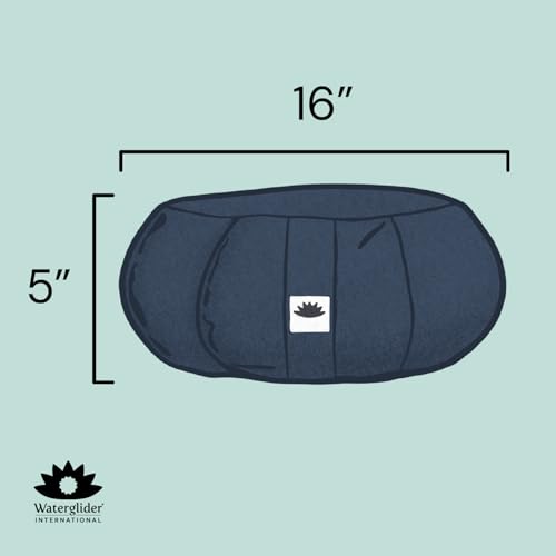 Burgundy Zafu Meditation Cushion with Removable Cover & Buckwheat Filling