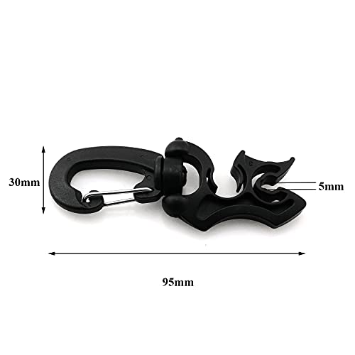 Diving Hose Clamp Set - 2pcs Snorkeling Regulator Retainers
