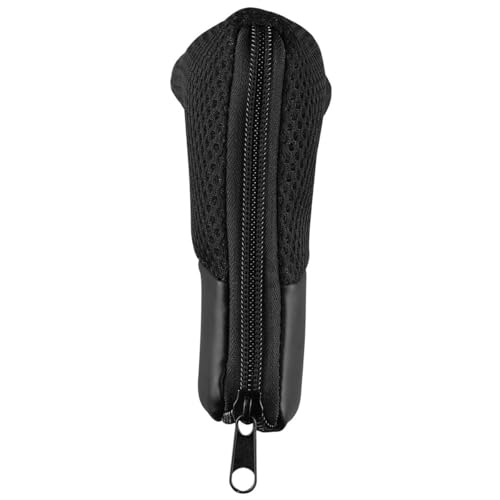 Mesh Blade Golf Putter Head Cover with Zipper - Black