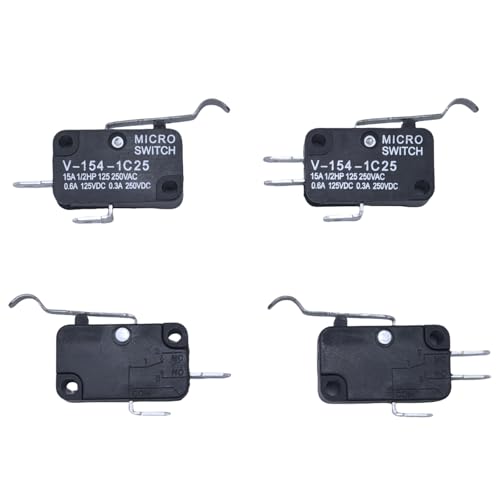 4-Piece Micro Switch Set for Club Car Golf Cart - 2 & 3 Prong
