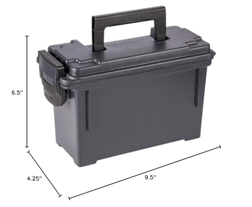 Plano .30 Caliber Field Ammo Box - Small, Black
