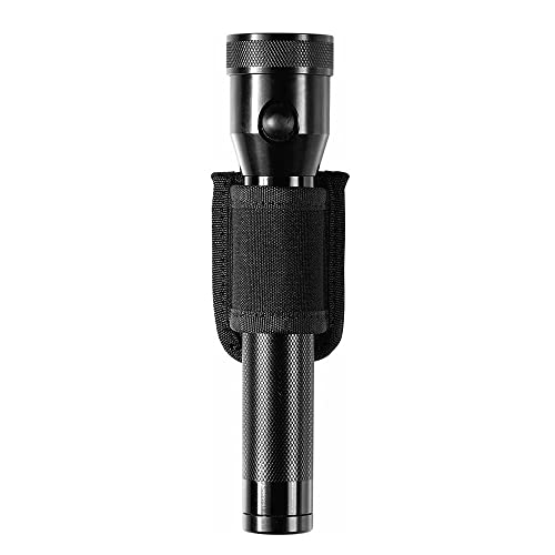Nylon Tactical Flashlight Holder - Open Top Carry Case for Hiking