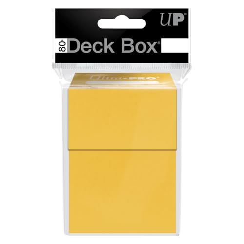 Standard Deck Box for 80 Cards - Yellow Color