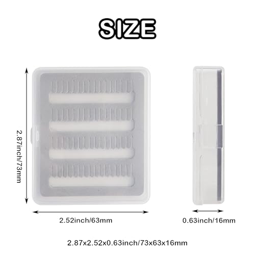 Fly Fishing Storage Box - Compact 4PC H24XSA with Foam Inserts
