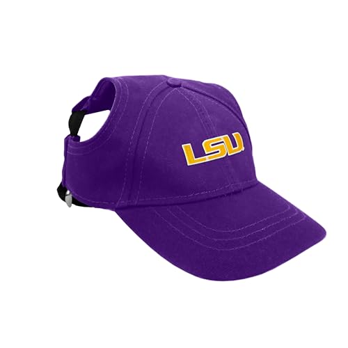 Adjustable Pet Baseball Hat with Team Logo - 100% Polyester