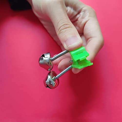 20 Pcs Fishing Rod Alarm Bells - Plastic Clip-On Bite Alarms