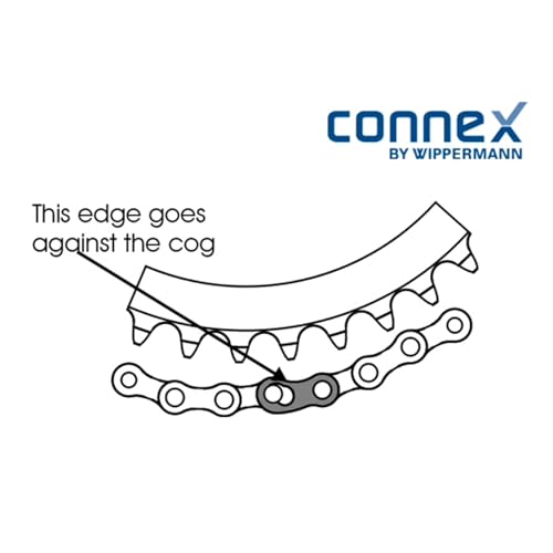 Wippermann Connex 12-Speed Bicycle Chain Master Link, Silver
