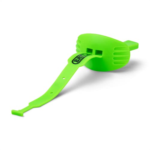 Football Mouthguard with Strap - Neon Green, Maximum Protection