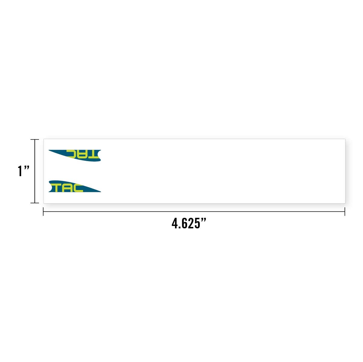 TAC Vanes 4.25" Arrow Vanes | Archery Fletching for Compound & Crossbow | Durable, Lightweight, High Accuracy, White 13 Pack