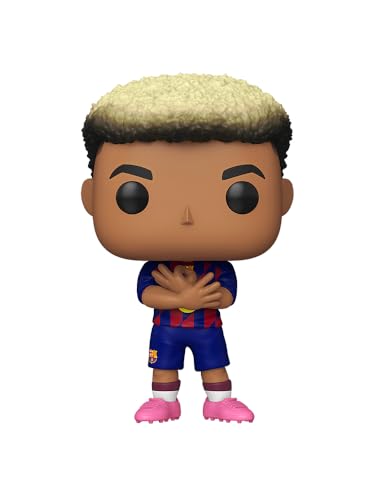 Lamine Yamal Vinyl Figure - Barcelona Soccer Collectible with Box Protector