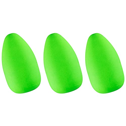 30 Pack Oval Foam Floats - Green Small 1/4" x 1/2" Fishing Rig Bobbers