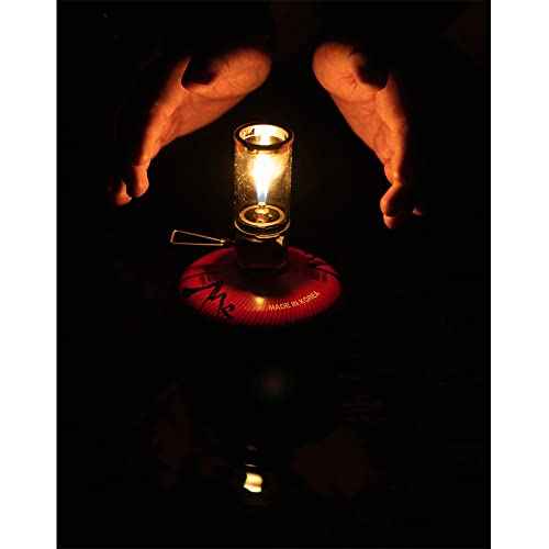 Outdoor Camping Lamp Lantern Windproof Gas Candle Lamp Tent Lantern Light for Backpacking Camping Hiking Fishing