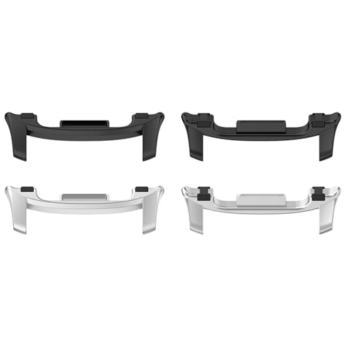 Stainless Steel Watch Band Connectors for Galaxy Watch 8 - Black/Silver