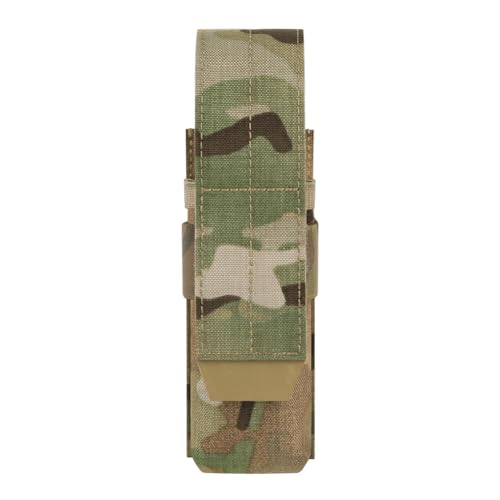 KRYDEX MC Molle Flashlight Holster with Adjustable Torch & Mace Spray Holder