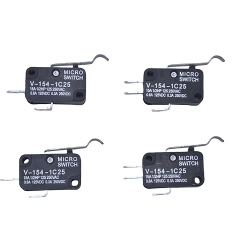 4-Piece Micro Switch Set for Club Car Golf Cart - 2 & 3 Prong