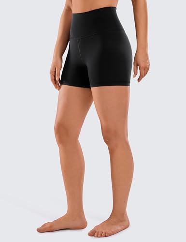 CRZ YOGA Naked Feeling 4'' Biker Shorts - Small Black, Yoga & Fitness