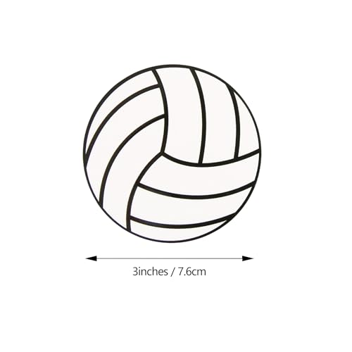 Acrylic Volleyball Bag Charm for Bogg Bag & Tote Bags