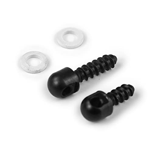 Wood Sling Swivel Screws Set - 1/2" & 3/4" - 6 Pieces for Rifles