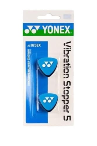 Tennis Racket Vibration Dampeners - Blue Silicone (Pack of 2)